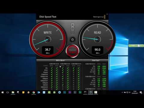 Blackmagic Disk Speed Test for Windows ( Download Link in description )