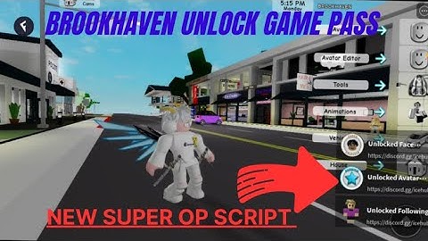 New BrookHaven  RP Unlock all Prenium Gamepass  Script | Fluxus Arceus X 3.0 Delta Hydrogen Kato|...