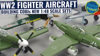 4in1 Build - New ME 262, A6M2 ZERO, P-51D Mustang, YAK-3 in 1:48 Scale (Speed Build Review)