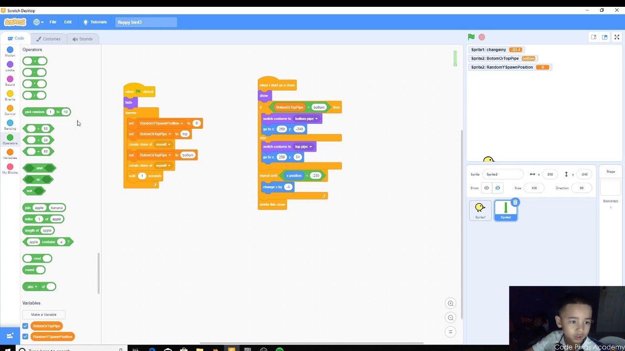 Scratch Tutorials: Flappy Bird Game (Part 4) - YouTube