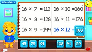 Multiplication Kids | Math Multiplication Times Tables | Learn Multiply with Times Tables screenshot 2