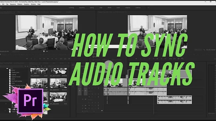 How to Sync Multiple Audio Tracks Using Adobe Premiere Pro