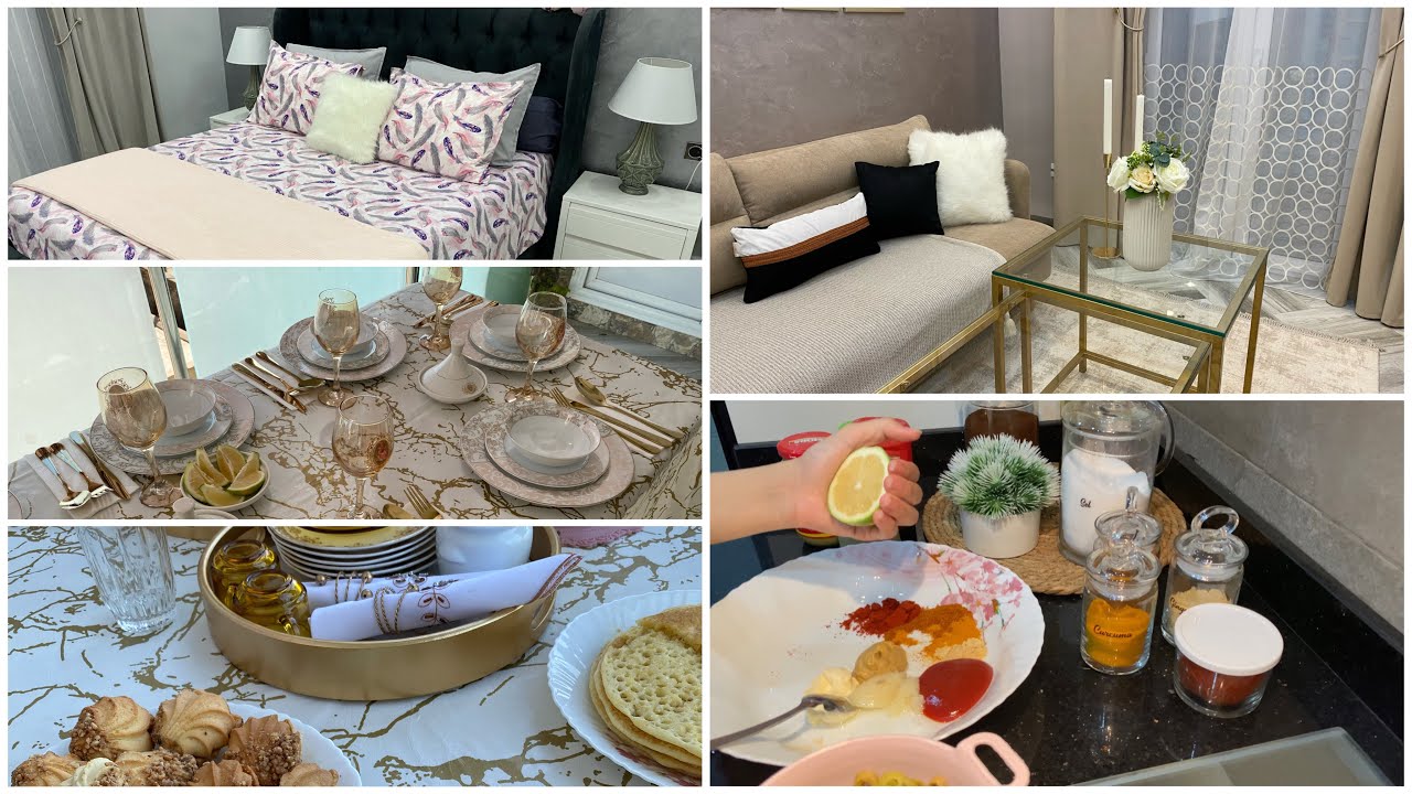 طاولة عرضة بكل تفاصيلها 🤩كيفاش تنظمي وقتك/تنظيف/ديكور/مشتريات/روتين حماسي🥰💪🏻
