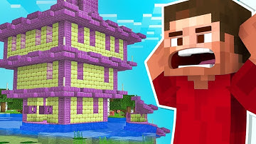 Minecraft but structure spawn every minute #minecraft