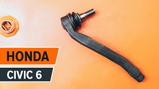 Как да сменим Кормилен накрайник на напречната кормилна щанга на HONDA CIVIC 6 [Инструкция]