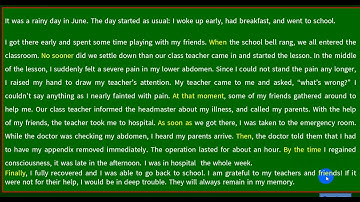 Grade 9 English unit 6 lesson 4: What an experience!