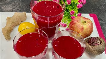 Nước Củ Dền,Táo Gừng Và Chanh Bổ Sung Dinh Dưỡng-Beet ,Ginger,Apple,Lemon Good For Your health