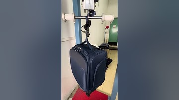 Handle vibration test of soft-sided luggage  #luggagefactory