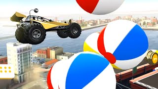 MMX HILL CLIMB: City Mayhem 1 - Racing on Buggy - Car racing game screenshot 1