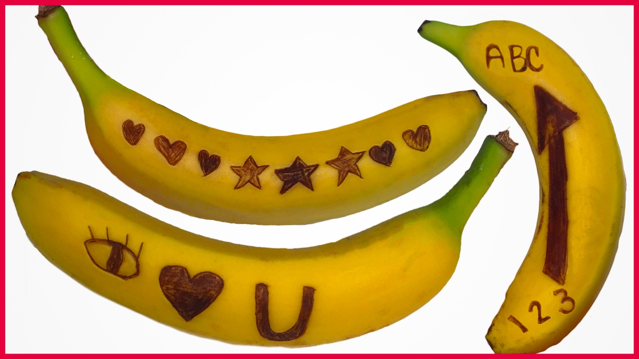 DIY How to Make Secret Spy Banana Messages YouTube