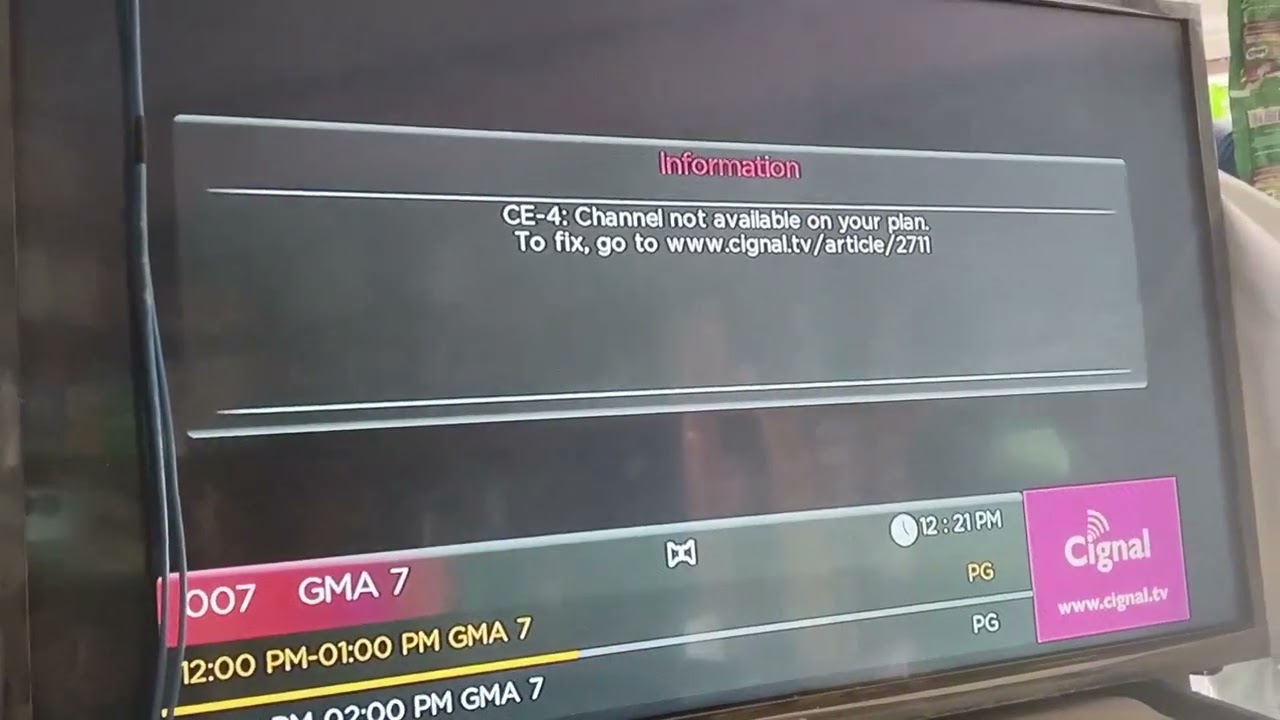 How to load Cignal Tv using loader?