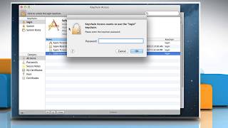 How to lock or unlock keychain in Mac® OS X™ screenshot 5