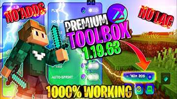 Toolbox 1.19.63 Infinite Premium |No Crash|No Ads|32Bit+64Bit | Toolbox | PocketEdition |ThePakGamer
