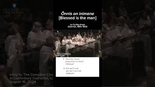 Õnnis on inimene (Kreek) — live in Canterbury Cathedral