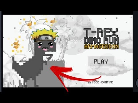 O T-REX é o Naruto (t-rex Dino run Armageddon) 