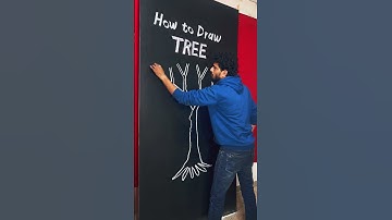 Tree Drawing 🌴 #tree #drawing #art