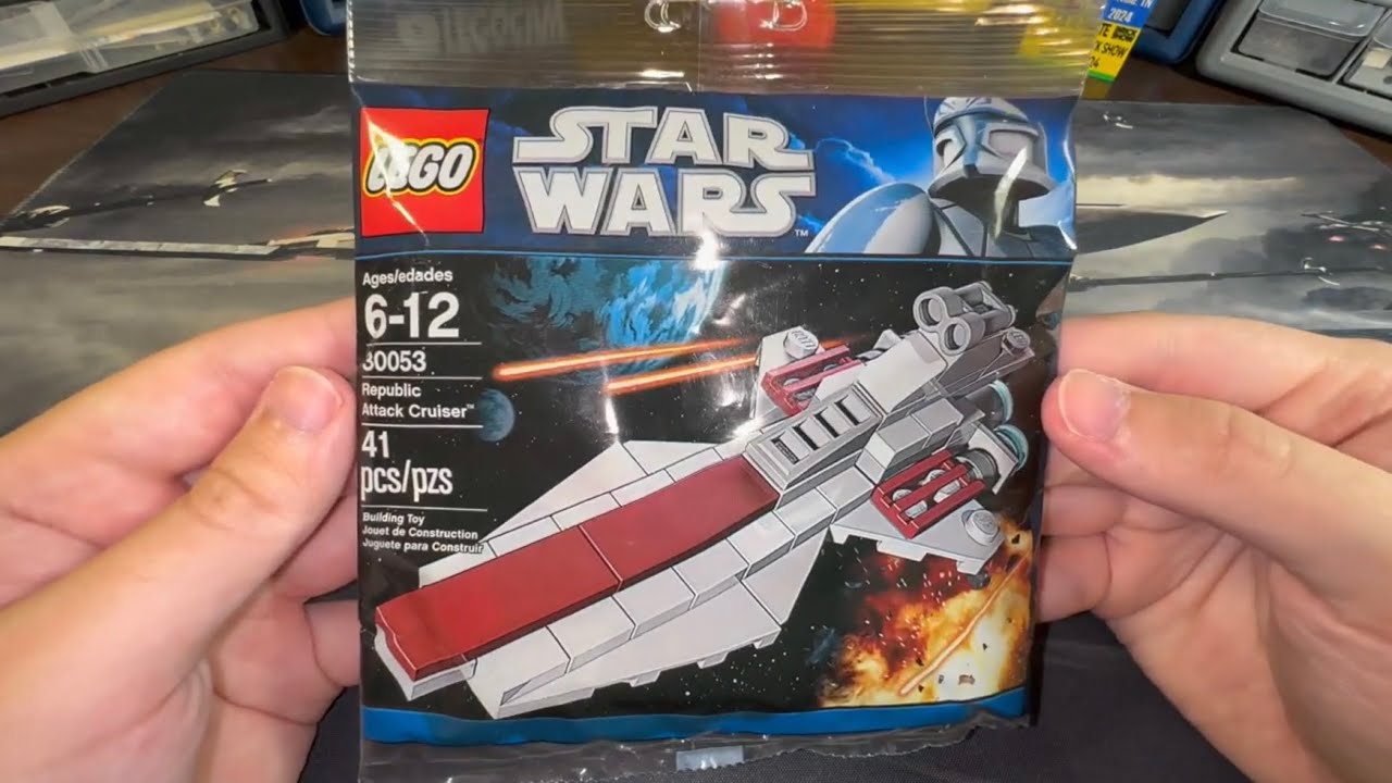 30053 Republic Attack Cruiser | Lego Star Wars (Real-Time Build)