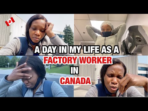 FACTORY WORK ? - My Second JOB in CANADA | A day in my life