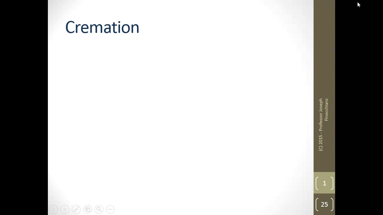 Funeral Law - Gilligan Text - Chapter 07 - Cremation