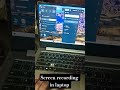 laptop mein screen recording kaise kare #screen recording #learning #laptop