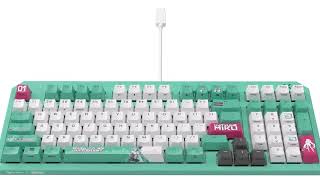 The MOST BEAUTIFUL Keyboard for Miku Fans?! TUF K3 Gen II Review screenshot 1