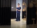 فستان سهرة كحلي طويل فستان سهرة كحلي طويل