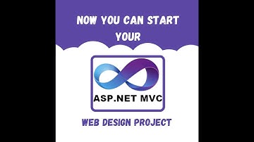 How to Start an ASP.NET MVC Web Design Project on Visual studio 2019