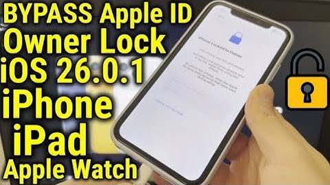 iOS 26 Bypass iCloud Lock Without Apple ID on iPhone, iPad FMI OFF ON Unlock Tool
