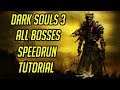 Dark Souls 3 All Bosses Speedrun Tutorial