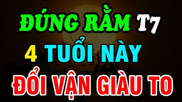 Đúng Trăng Rằm tháng 7 âm lịch, 4 con giáp này được lộc thần tài, không phát tài thì cũng Trúng quả