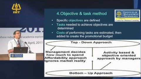 IMT CDL : Prof.Ajoy Dasgupta -Markedmia