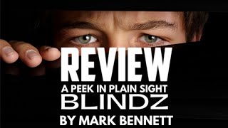 Blindz by Mark Bennet Review