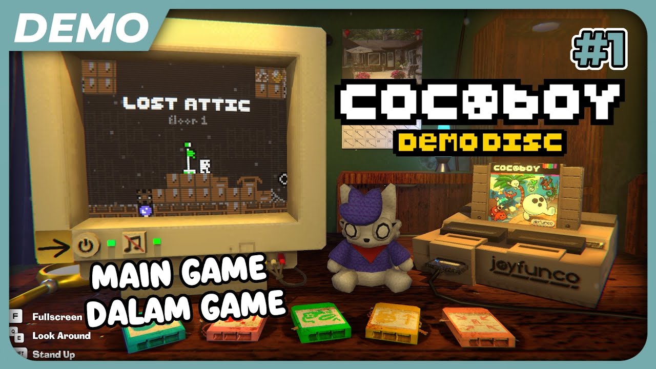 Game 3D Tapi Main Game 2D Retro Platformer - COCOBOY Demo #1