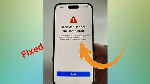 How to Fix Data Transfer Cannot be Completed on iPhone 14, 14 Plus, 14 Pro & 14 Pro Max?