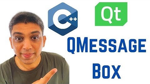 Qt Tutorials For Beginners - QMessageBox