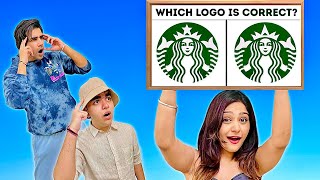 Guess the Correct LOGO Challenge | Brother VS Brother | Baby Queen | Rimorav vlogs presents RI Vlogs