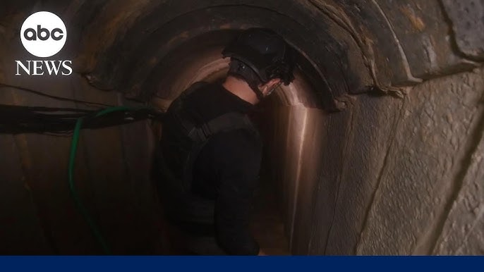 Inside A Hamas Tunnel Idf Says Used To Hold Hostages