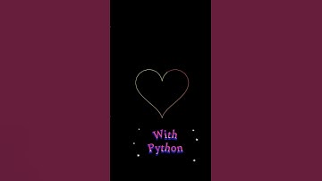 This Heart Was Coded in Python! 🐍❤️