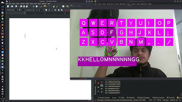 ⌨️Virtual Keyboard with Python & Mediapipe.⌨️