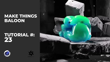 Inflate any Object - Cinema 4D 2023 & Octane Render Tutorial