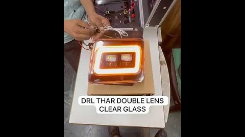 New Mahindra Thar DRL lights | Jeep store india