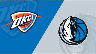 LIVE: DALLAS MAVERICKS vs OKLAHOMA CITY THUNDER | NBA | PLAY BY PLAY | SCOREBOARD