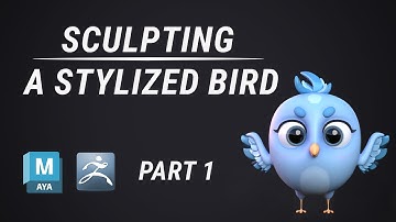 Stylized 3D Bird Tutorial – Part 1: Modeling & Sculpting (Maya + ZBrush)