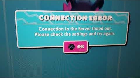 Fall guys connection error. There is no fix until devs fix it!
