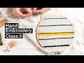 Hand embroidery for beginners  class 3  basic stitches step by step  123