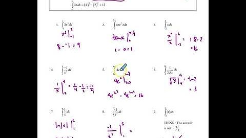 Unit 4 Day 7 Video 1 Definite Integral Using FTC Part I edit