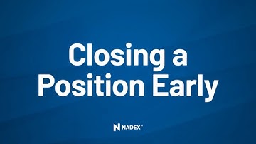 Closing a position early