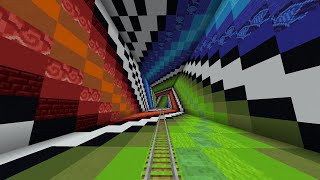 Minecraft Roller Coaster! (10 minutes long!)