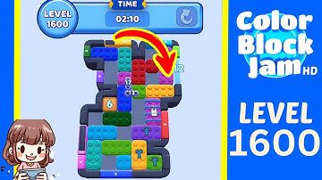 Color Block Jam Level 650 (1600) Solution Walkthrough