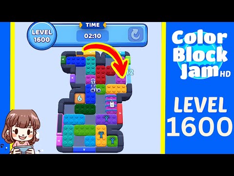 Color Block Jam Level 650 (1600) Solution Walkthrough video preview